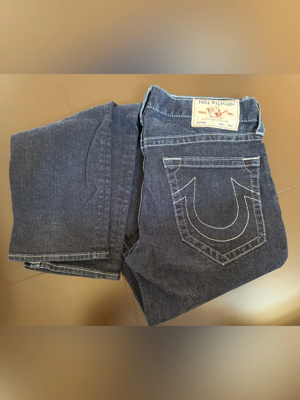 True Religion Men’s Indigo Relaxed Denim Jeans